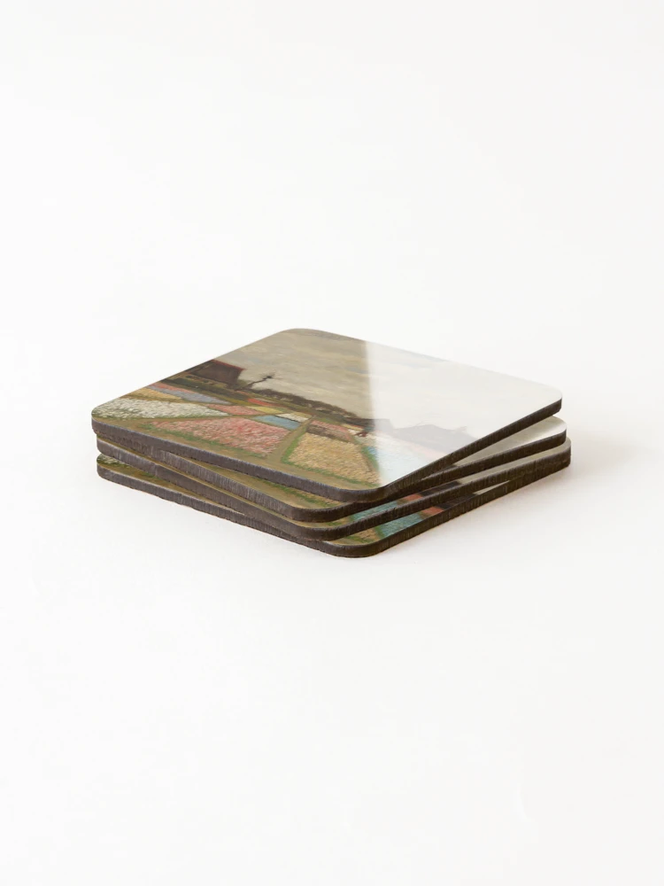 Thumbnail 4 of 5, Coasters (Set of 4), Bulb fields designed and sold by TemporaryArt.