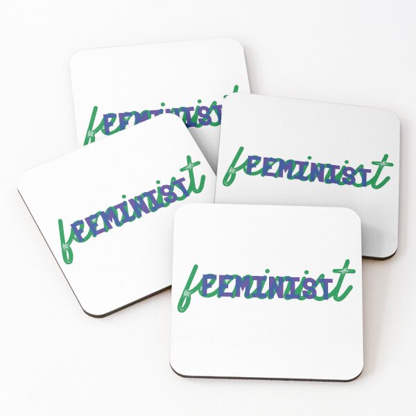 Item preview, Feminist green and purple designed and sold by femyay.