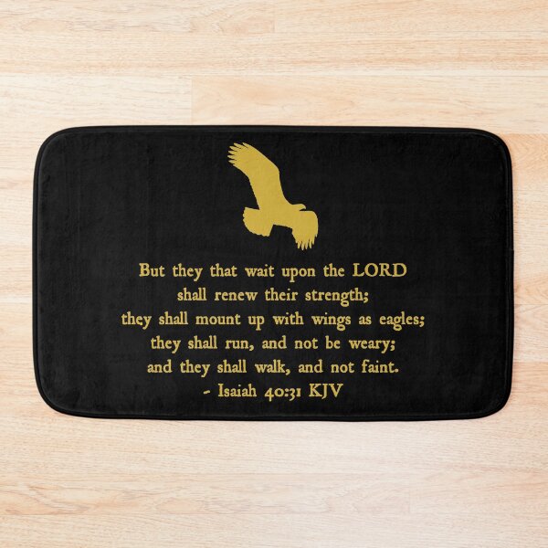 Item preview, Isaiah 40:31 KJV Gold Print T-shirt designed and sold by VerShirts.