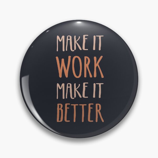 Item preview, Make it work, make it  better letterning designed and sold by TheaDesign.