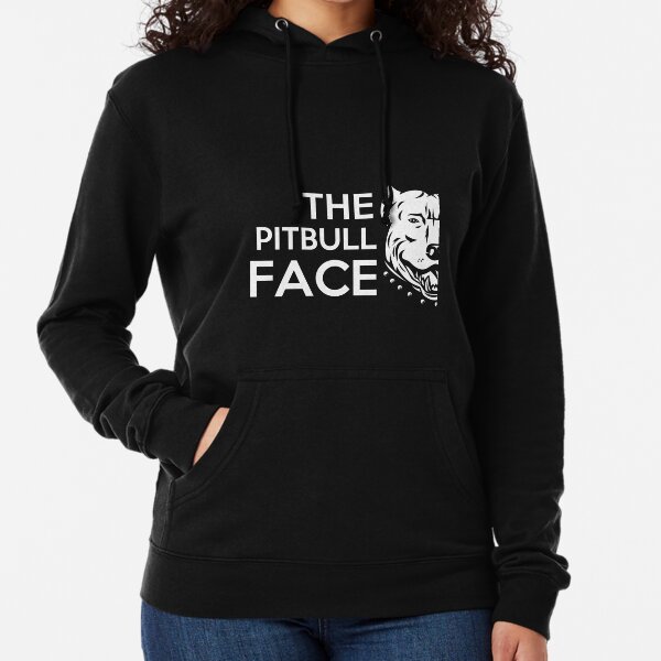 the pitbull face hoodie