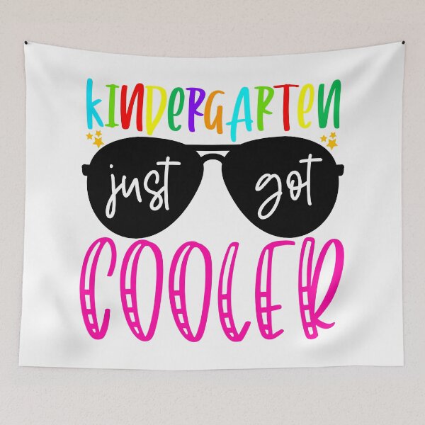 Item preview, Kindergarten Just Got Cooler designed and sold by purpleblobart.