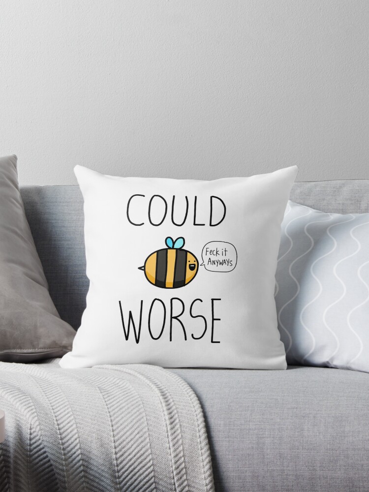 Item preview, Throw Pillow designed and sold by twisteddoodles.