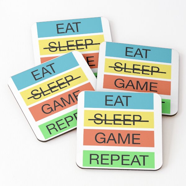 Item preview, Eat Game Repeat designed and sold by ArtikStudio.