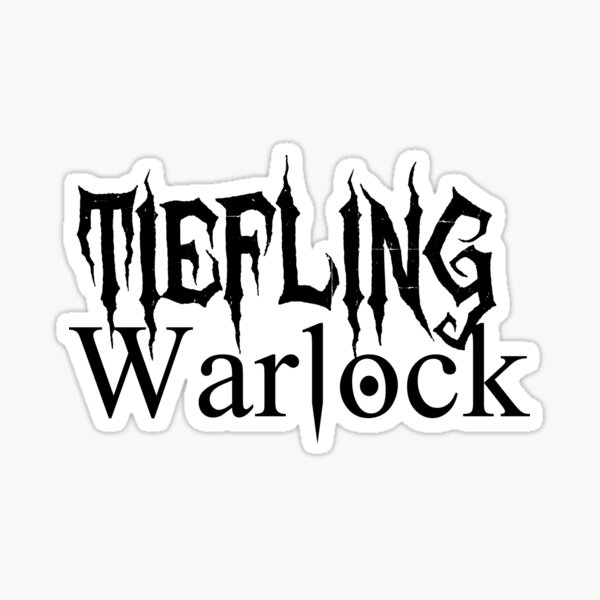 Tiefling Warlock Sticker