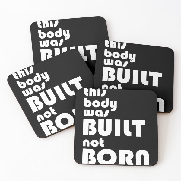 Item preview, This body was build, not born - Funny workout lover Gift designed and sold by Teenation9.