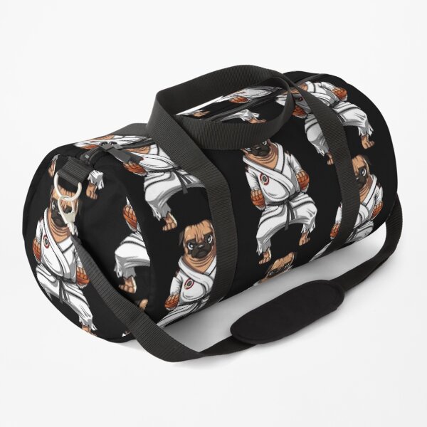 Pug Dog Karate Duffle Bag