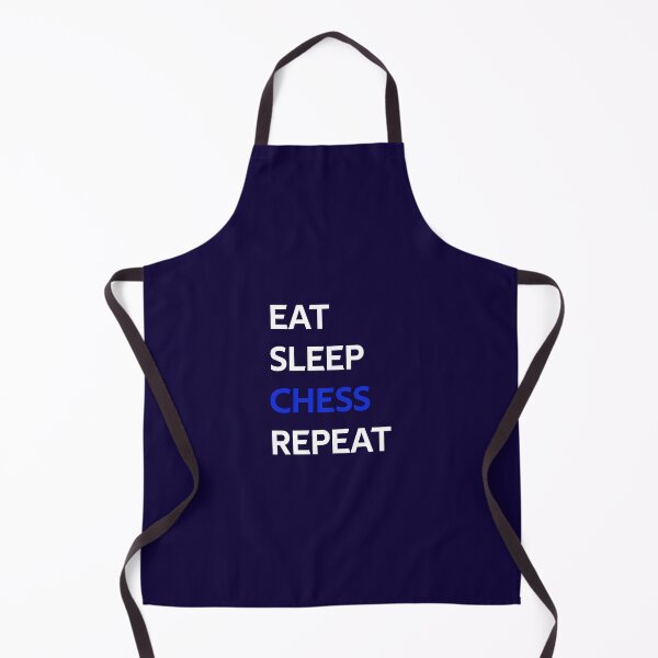 Item preview, Eat Sleep Chess Repeat designed and sold by CatArtStore.