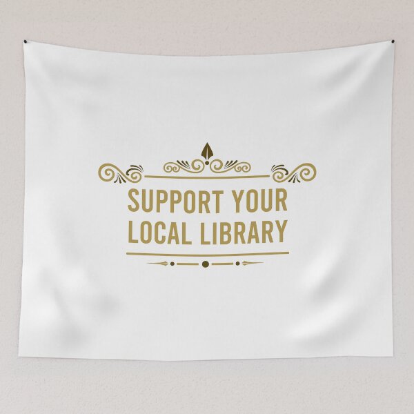 Item preview, Support your local library designed and sold by AdelDa19.