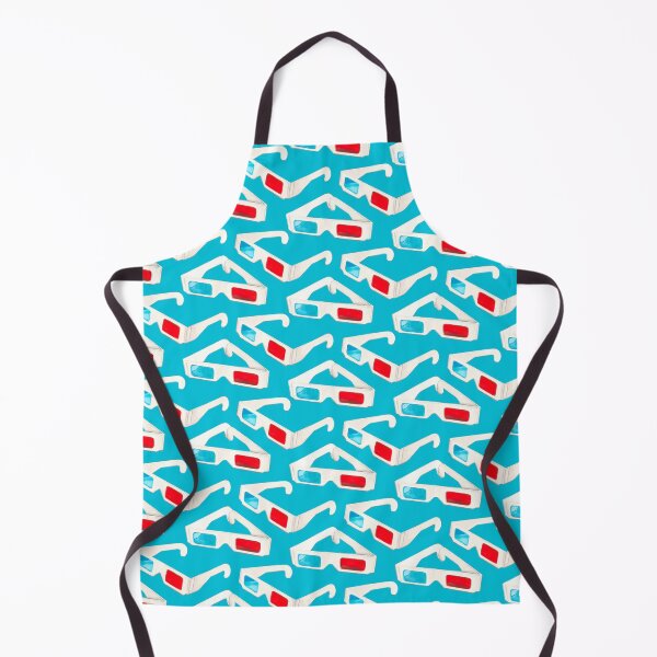 Item preview, 3D Glasses Pattern - Teal designed and sold by Kelly  Gilleran.