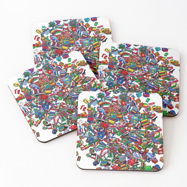 Item preview, Nations of the World Flag Blocks designed and sold by hyproinc.