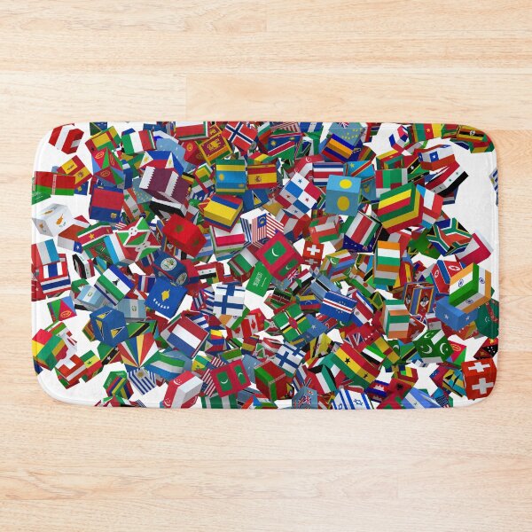 Item preview, Nations of the World Flag Blocks designed and sold by hyproinc.
