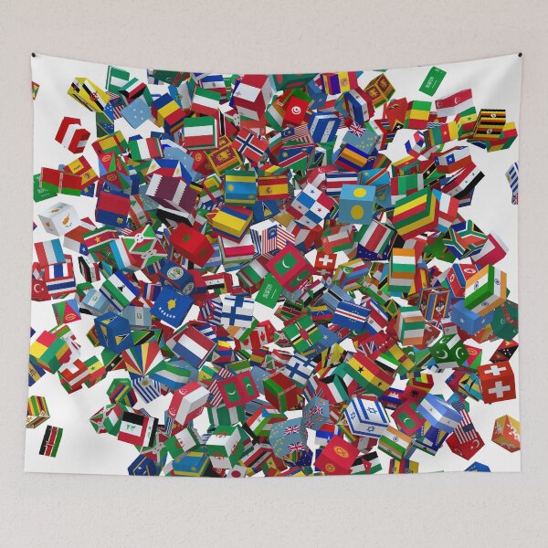 Item preview, Nations of the World Flag Blocks designed and sold by hyproinc.