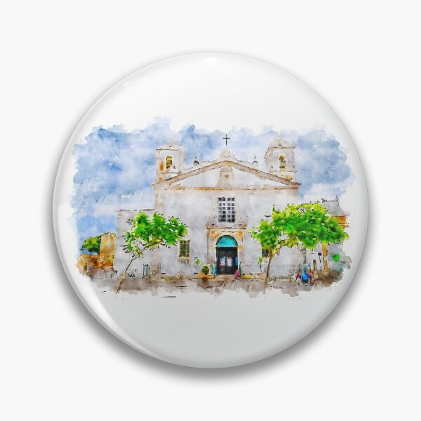 Item preview,  Igreja Matriz de Santa Maria (Saint Mary's Church), Lagos, Algarve, Portugal. (White) designed and sold by Terry Allington.