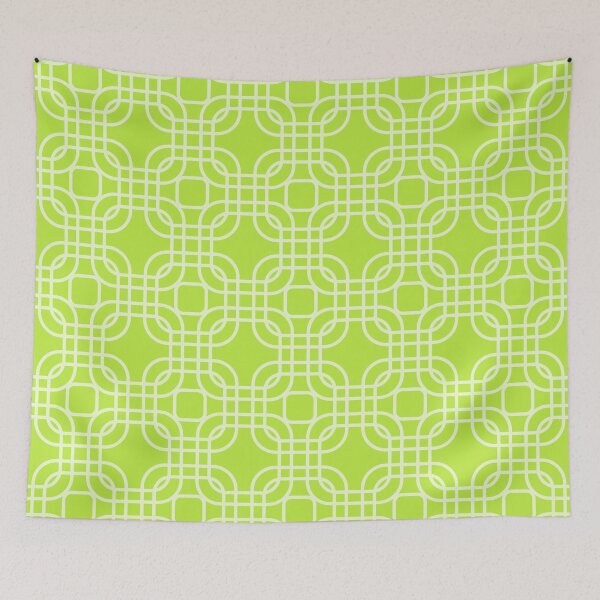 Item preview, Citrus Geometric Lattice designed and sold by ColorObsession.
