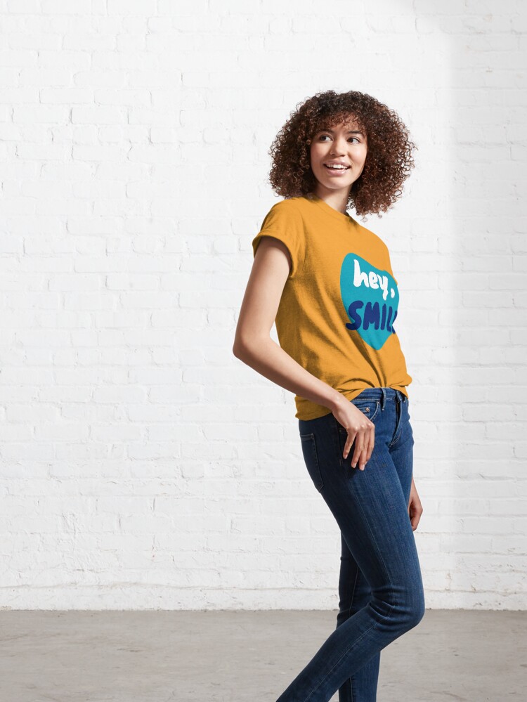 Alternate view of Hey, smile - positive feelings Classic T-Shirt