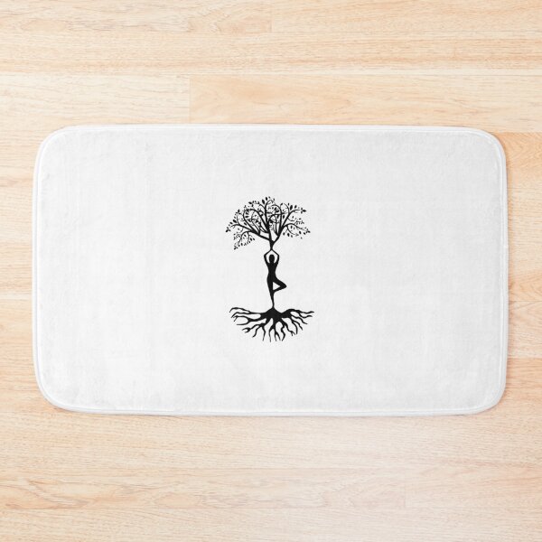 Item preview, yoga tree art designed and sold by greengoodnich.