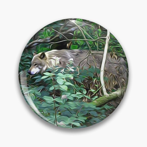 Item preview, Wolf in the undergrowth designed and sold by Sabine Straka.