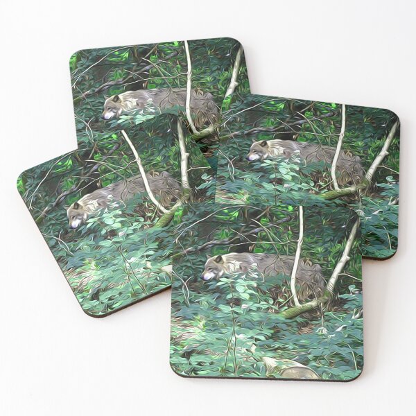Item preview, Wolf in the undergrowth designed and sold by Sabine Straka.