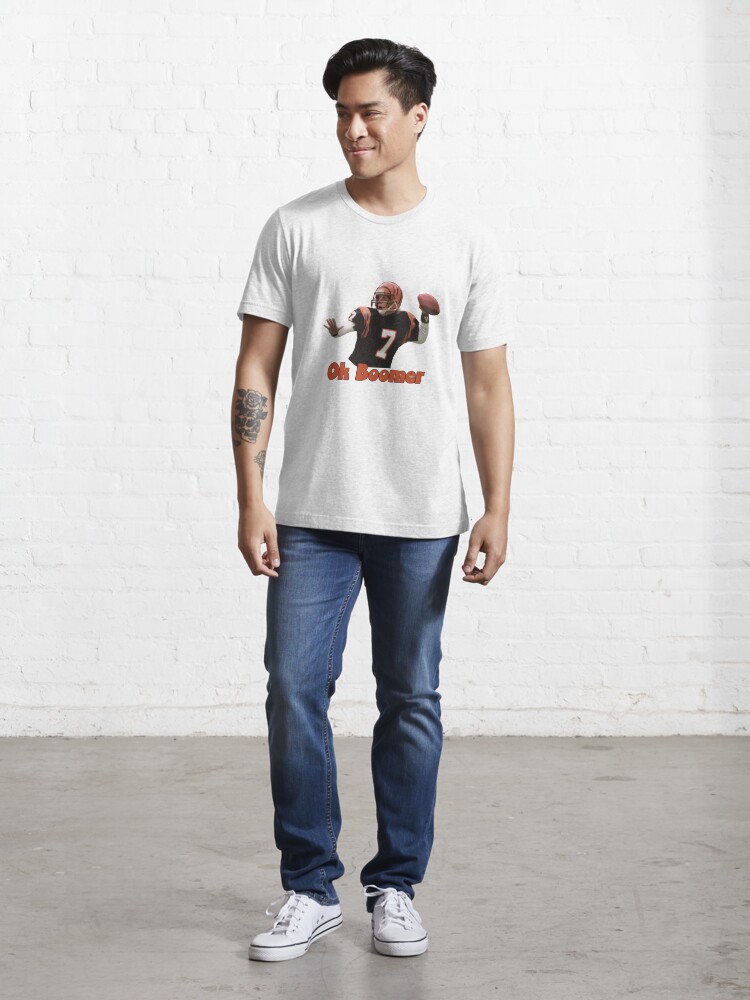 OK BOOMER - Cincinnati Bengals Helmet Essential T-Shirt for Sale