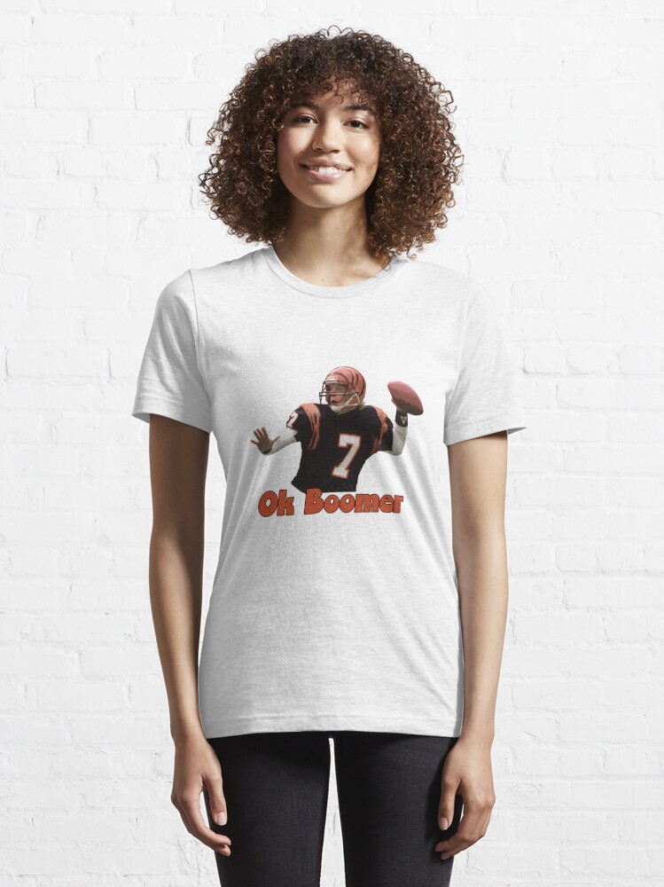 OK BOOMER - Cincinnati Bengals Helmet Essential T-Shirt for Sale