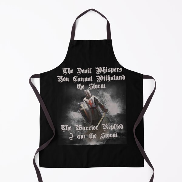 Item preview, Knights Templar I Am The Storm Cross Distressed Medieval Warrior Sword designed and sold by TopTeeShop.