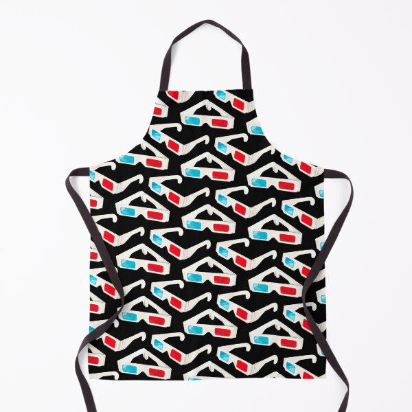 Item preview, 3D Glasses Pattern - Black designed and sold by Kelly  Gilleran.