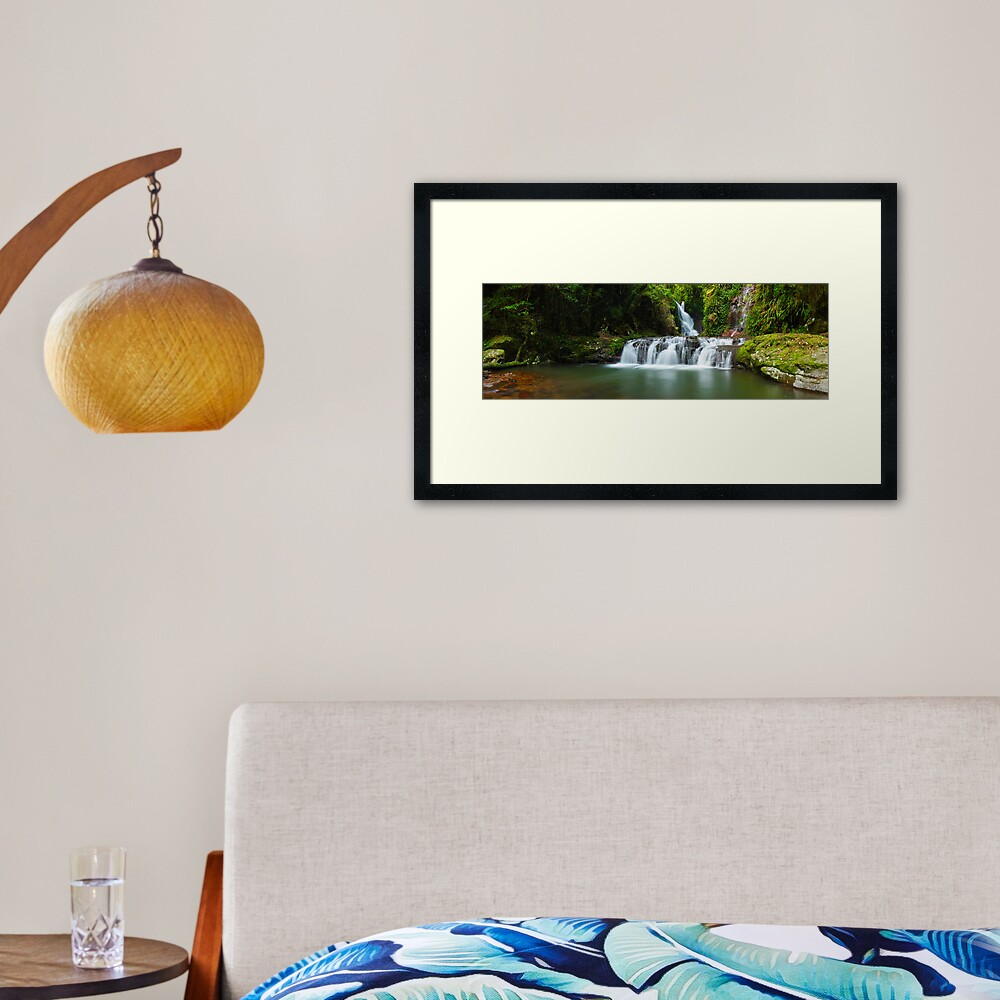 Elabana Falls, Lamington National Park, Queensland, Australia Framed Art Print