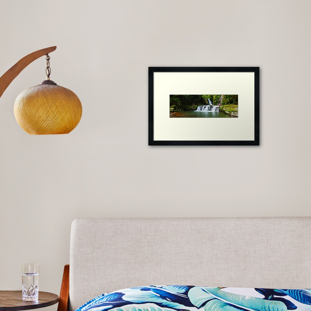Elabana Falls, Lamington National Park, Queensland, Australia Framed Art Print