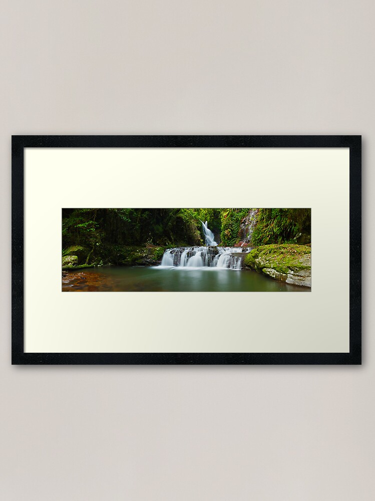 Alternate view of Elabana Falls, Lamington National Park, Queensland, Australia Framed Art Print