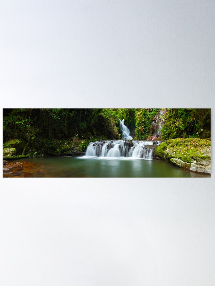 Alternate view of Elabana Falls, Lamington National Park, Queensland, Australia Poster