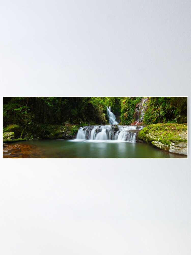 Alternate view of Elabana Falls, Lamington National Park, Queensland, Australia Poster