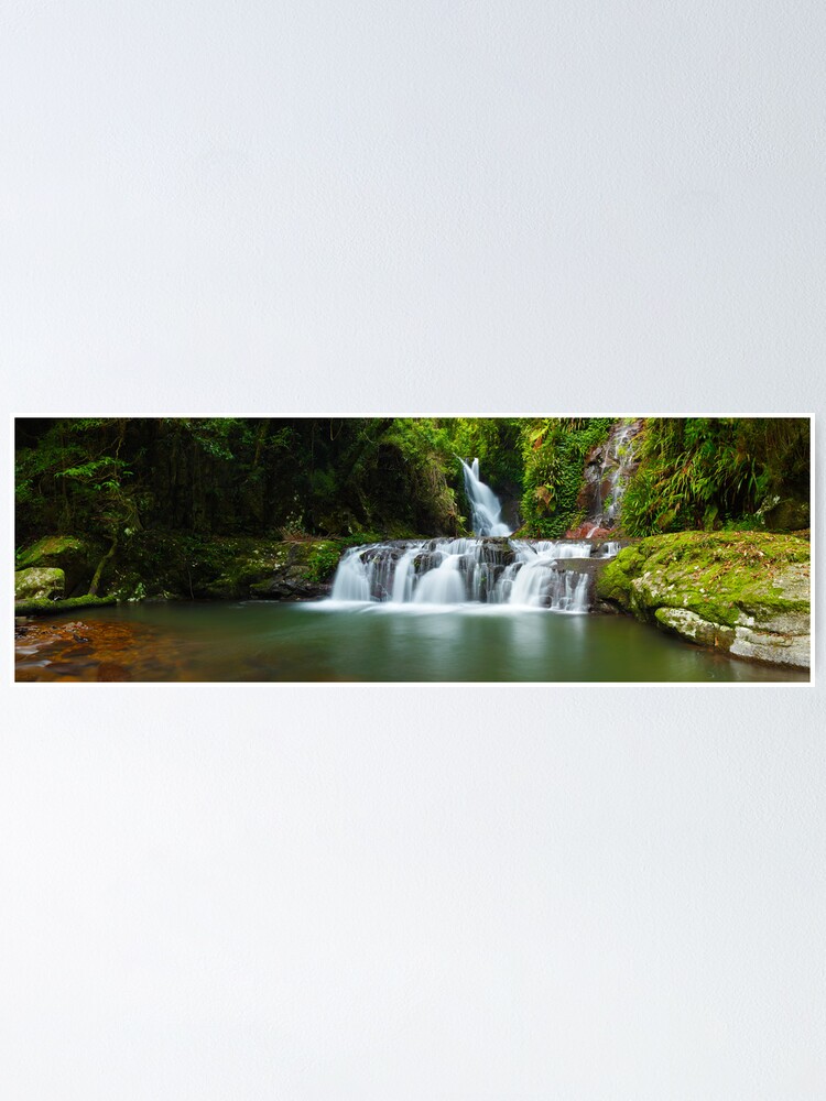 Alternate view of Elabana Falls, Lamington National Park, Queensland, Australia Poster