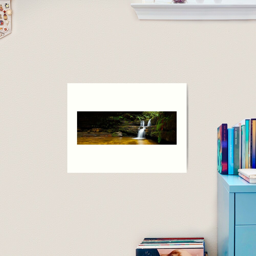 Terrance Falls, Hazelbrook, Blue Mountains, New South Wales, Australia Art Print