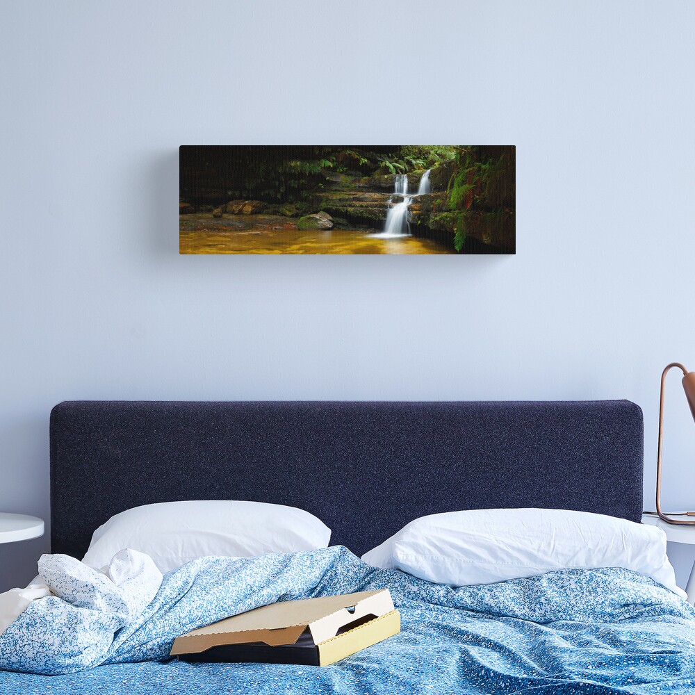 Terrance Falls, Hazelbrook, Blue Mountains, New South Wales, Australia Canvas Print