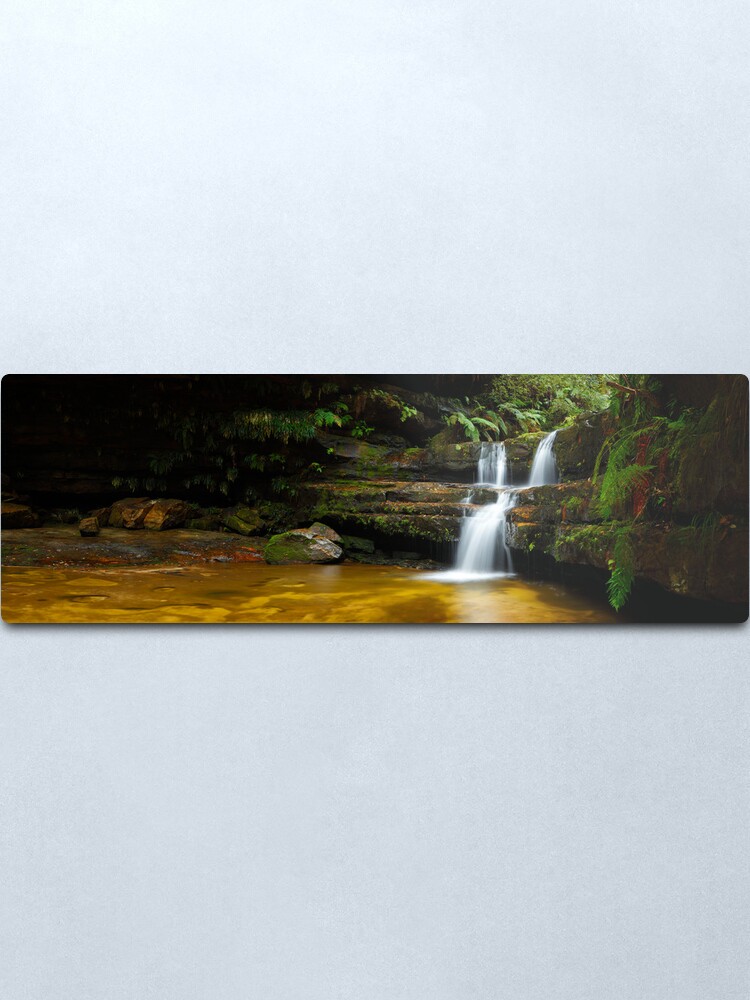 Alternate view of Terrance Falls, Hazelbrook, Blue Mountains, New South Wales, Australia Metal Print