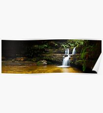 Terrance Falls, Hazelbrook, Blue Mountains, New South Wales, Australia Poster