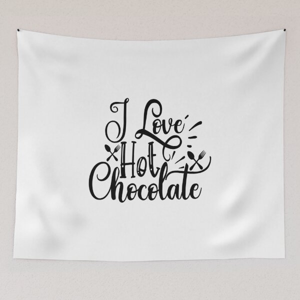 Item preview, I Love Hot Chocolate-: A Funny quote shirt.   designed and sold by fajali master.