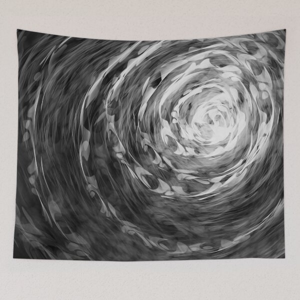 Item preview, Black and White Organic Spiral3 designed and sold by SirkDesignsLtd.