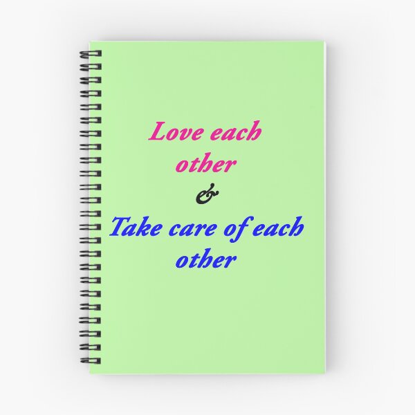 Item preview, Love Each Other and Take Care of Each Other designed and sold by eevee135.