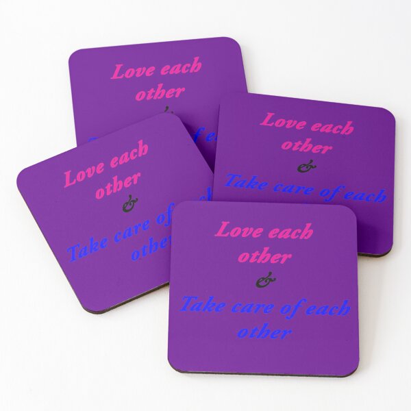 Item preview, Love Each Other and Take Care of Each Other designed and sold by eevee135.