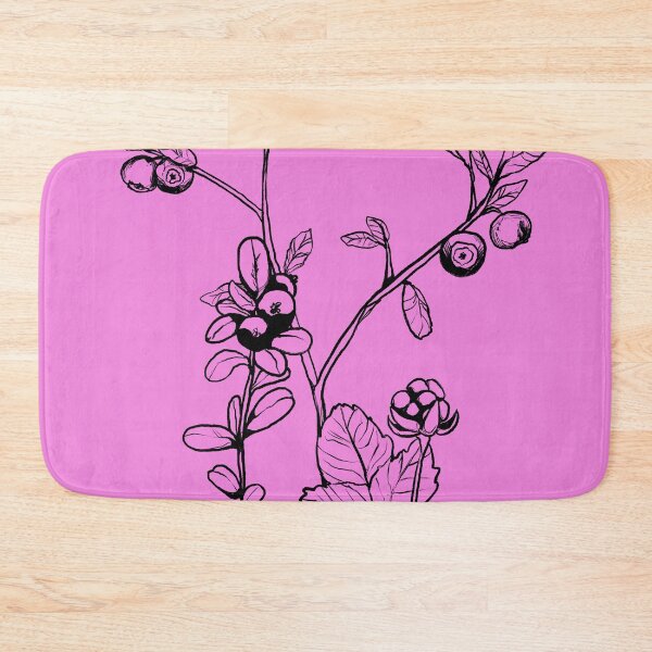 Item preview, Arctic forest berries pink designed and sold by vieno.