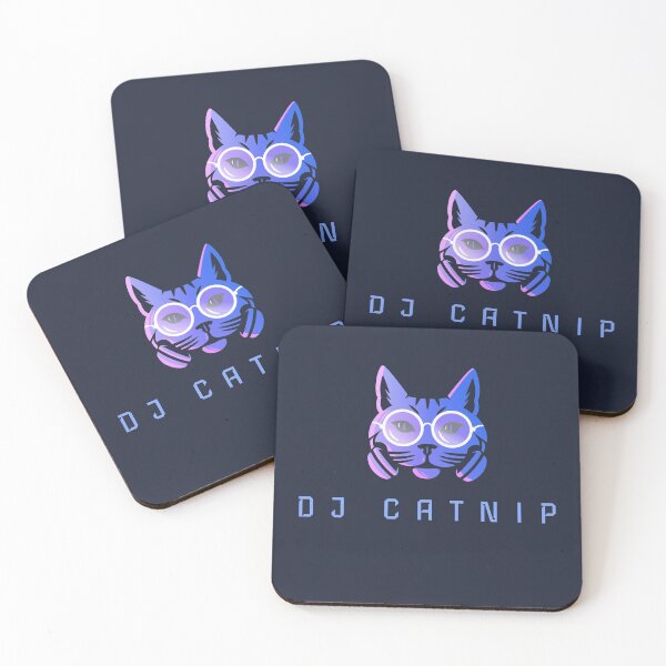 Item preview, Cat Glasses and Headphones - DJ Catnip designed and sold by d1mology.