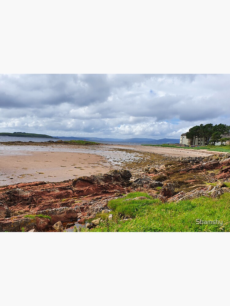 "Largs beach North Ayrshire Scotland " Water Bottle for Sale by Shamshy