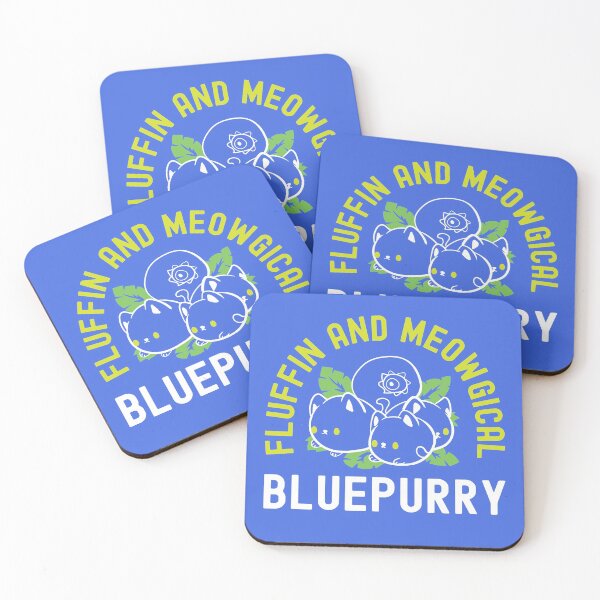 Item preview, Bluepurry fluffin and meowgical funny cat shirt designed and sold by rangrafx.