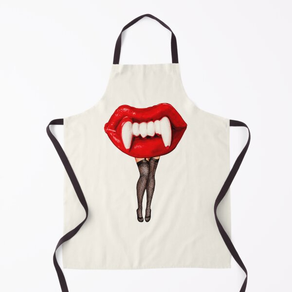 Item preview, Vampire Wax Lips Pin-Up designed and sold by Kelly Gilleran.
