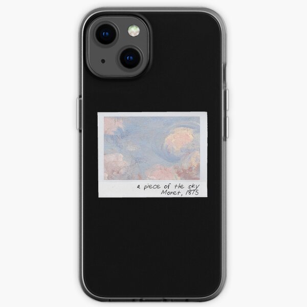 monet - a piece of the sky iPhone Soft Case