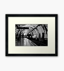 London - The Piccadilly Line, Earl's Court Framed Print