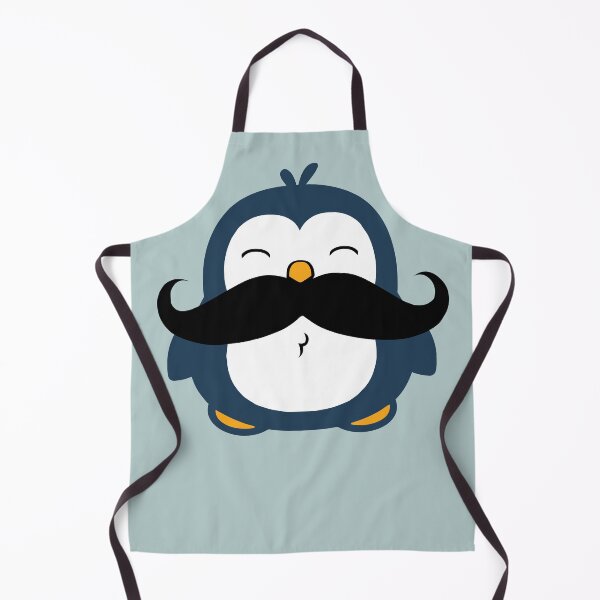 Item preview, Mustache Penguin designed and sold by ironydesigns.