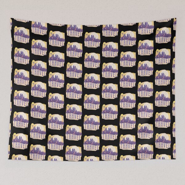 Item preview, Travel USA Skyline Retro Design designed and sold by DavinciStore21.
